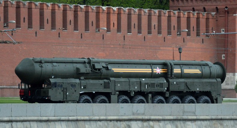 Russian ICBM missile nuclear