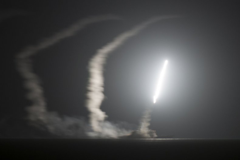 Tomahawk missile launch US Navy Arabian Gulf