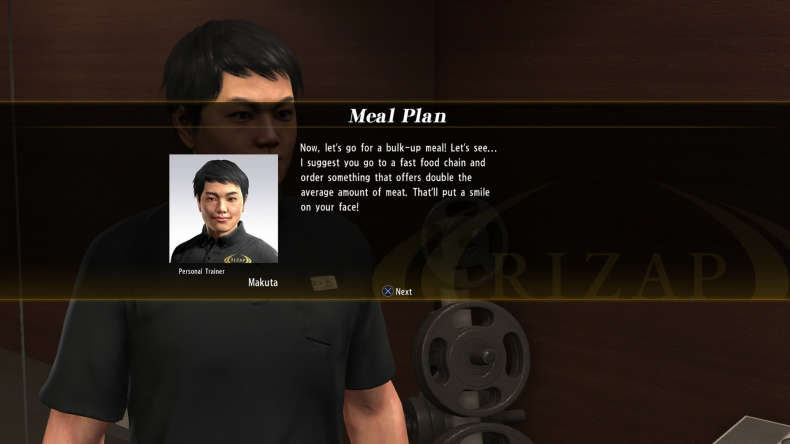 makuta meal plan clue yakuza 6 rizap challenge