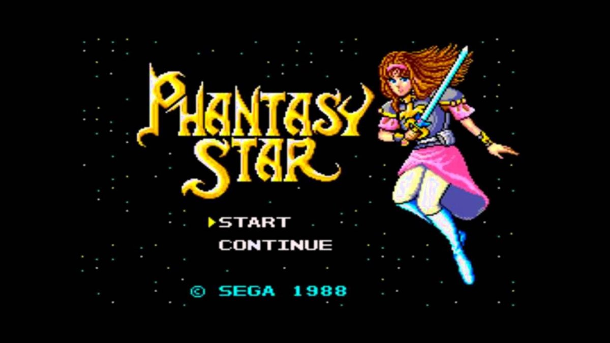 Phantasy Star title screen