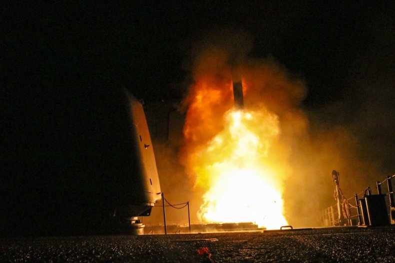 Syria strike missile