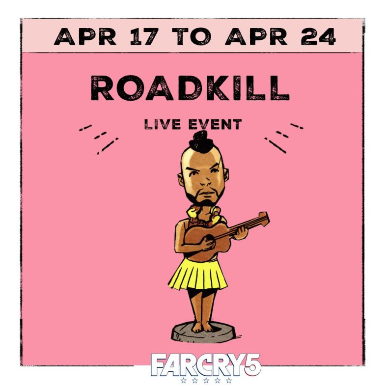 far cry 5 live event roadkill rewards how to get complete all community Funaki E-716 ‘The Grill Steak” Quad Vehicle skin outfit