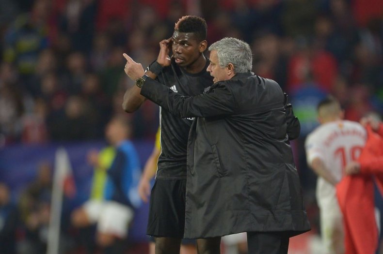 Mourinho and Pogba Mourinho and Pogba