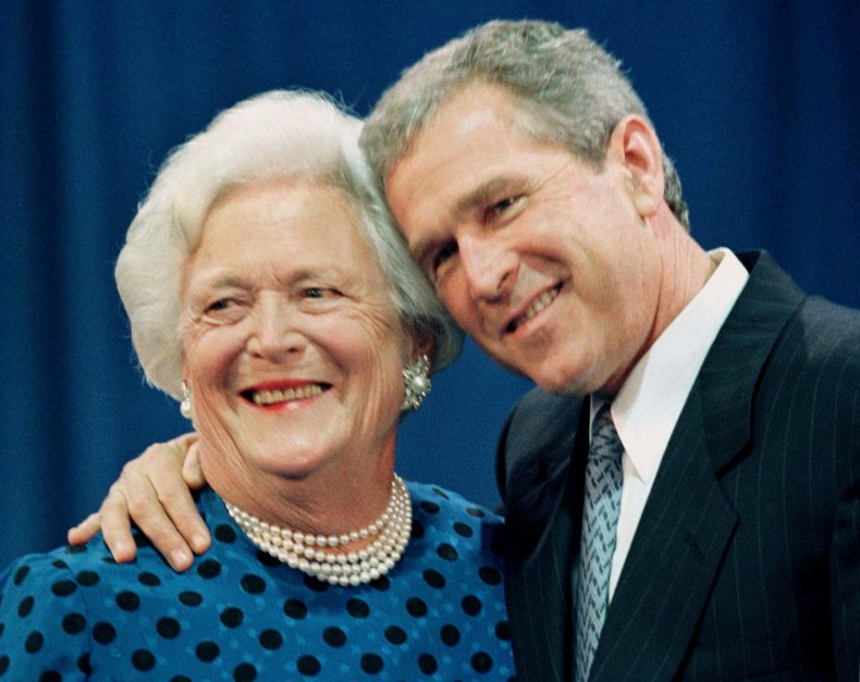 George W Bush and Barbara