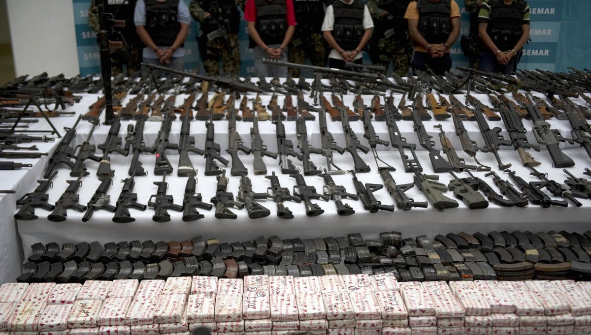 Mexico drug cartel weapons