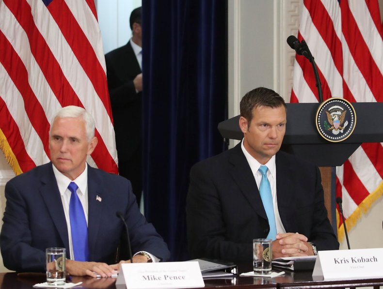 Kobach and Pence