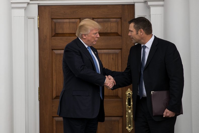 Kobach and Trump