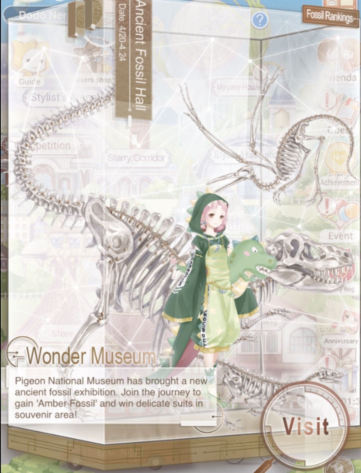 love, nikki, wonder, museum, event, guide, tips, pigeon, kingdom, stages, quiz, answers ancient fossil  