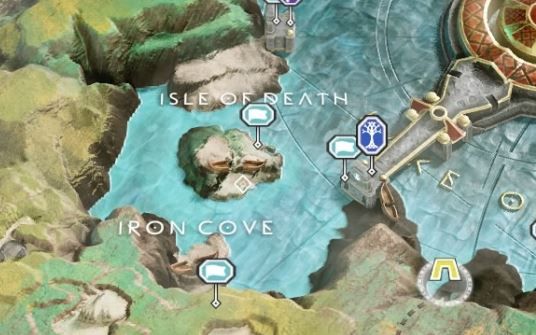 hidden map god of war