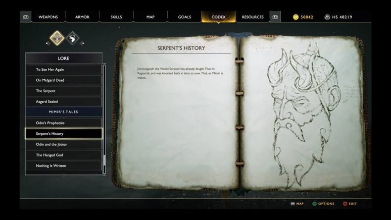 serpentvsthor god of war