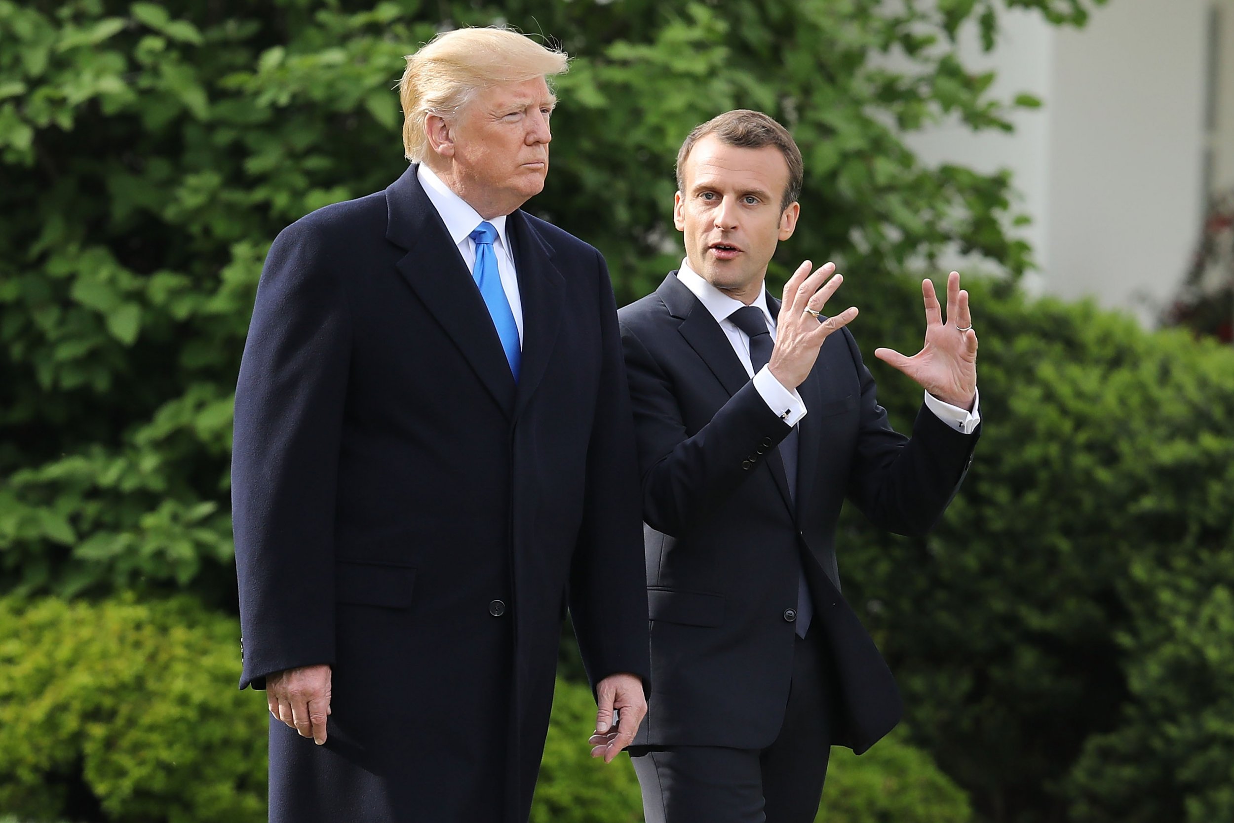 Trump, Macron