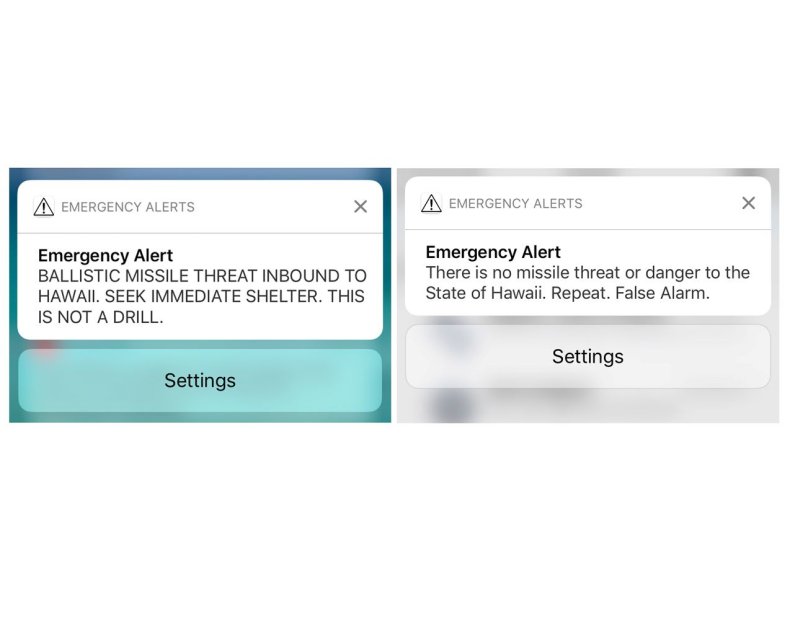 Hawaii warning
