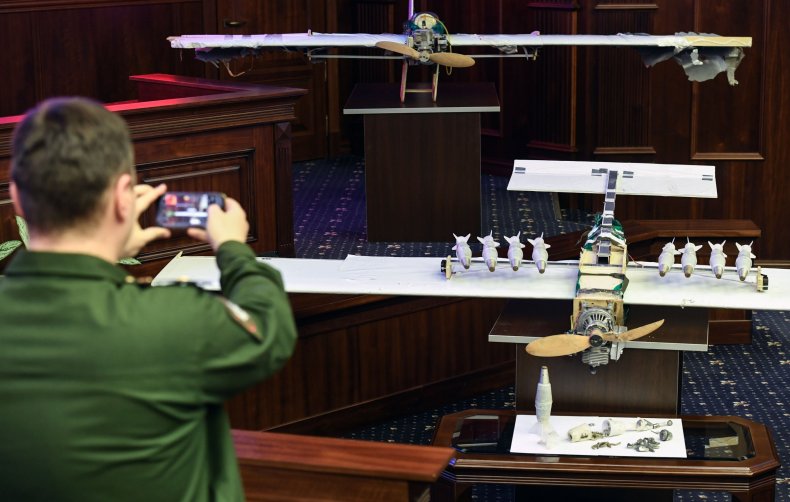 Russian swarm attack drone