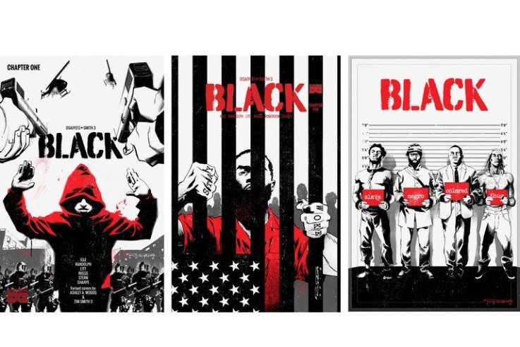 BLACK comic book graphic novel movie studio 8 BLACK comic book graphic novel movie studio 8
