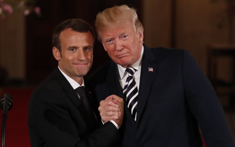 Trump Macron