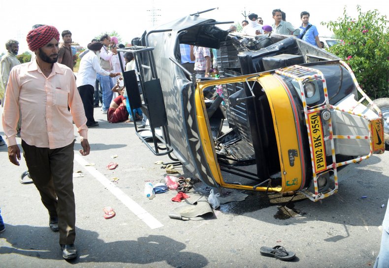 India car crash