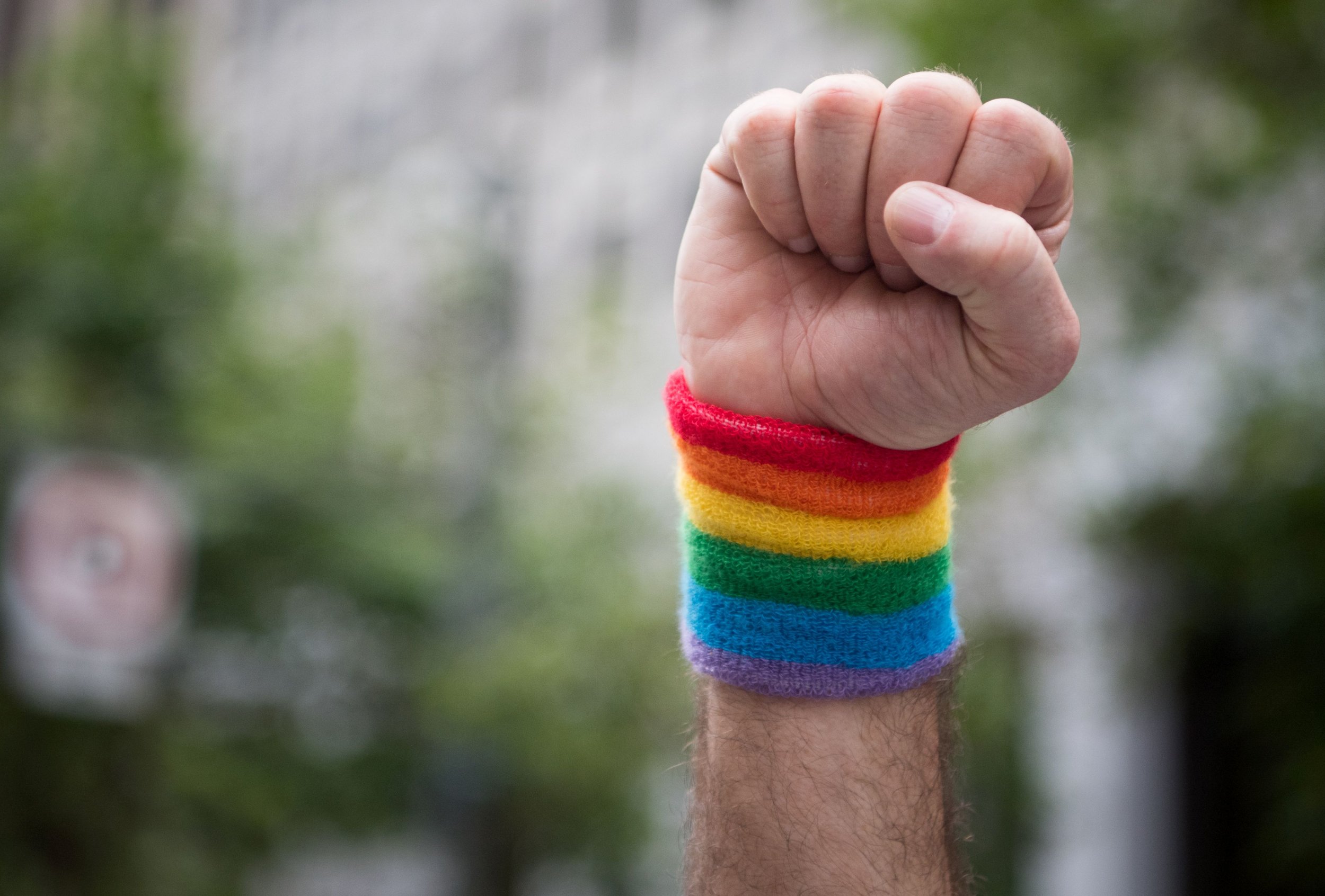 pride colorful sweat band