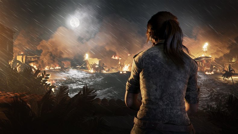 lara croft shadow thoughtful