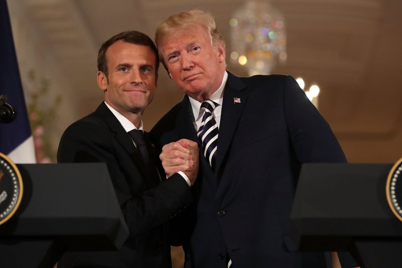 Macron and Trump