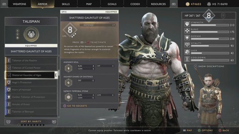 god of war avengers infinity war shattered gauntlet of ages easter egg how to get dust of realms