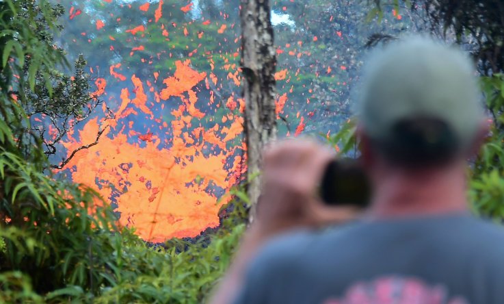 Lava from Hawaii volcano Lava from Hawaii volcano