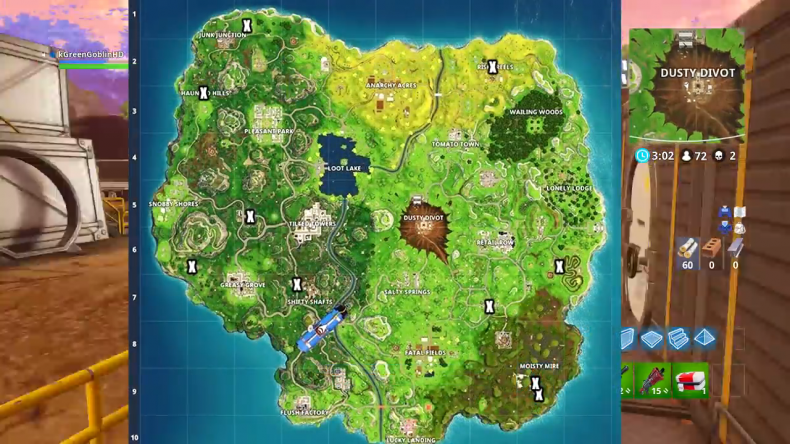 Fortnite Cameras map