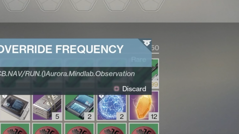Destiny 2 Override Frequency code Destiny 2 The Unsolvable Problem how to get Sleeper Nodes warmind guide Nascent Dawn quest data Rasputin