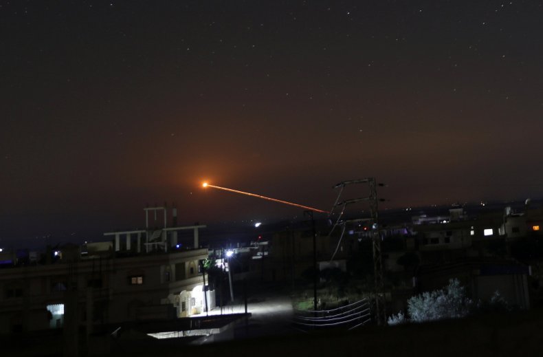 Missile fire Syria