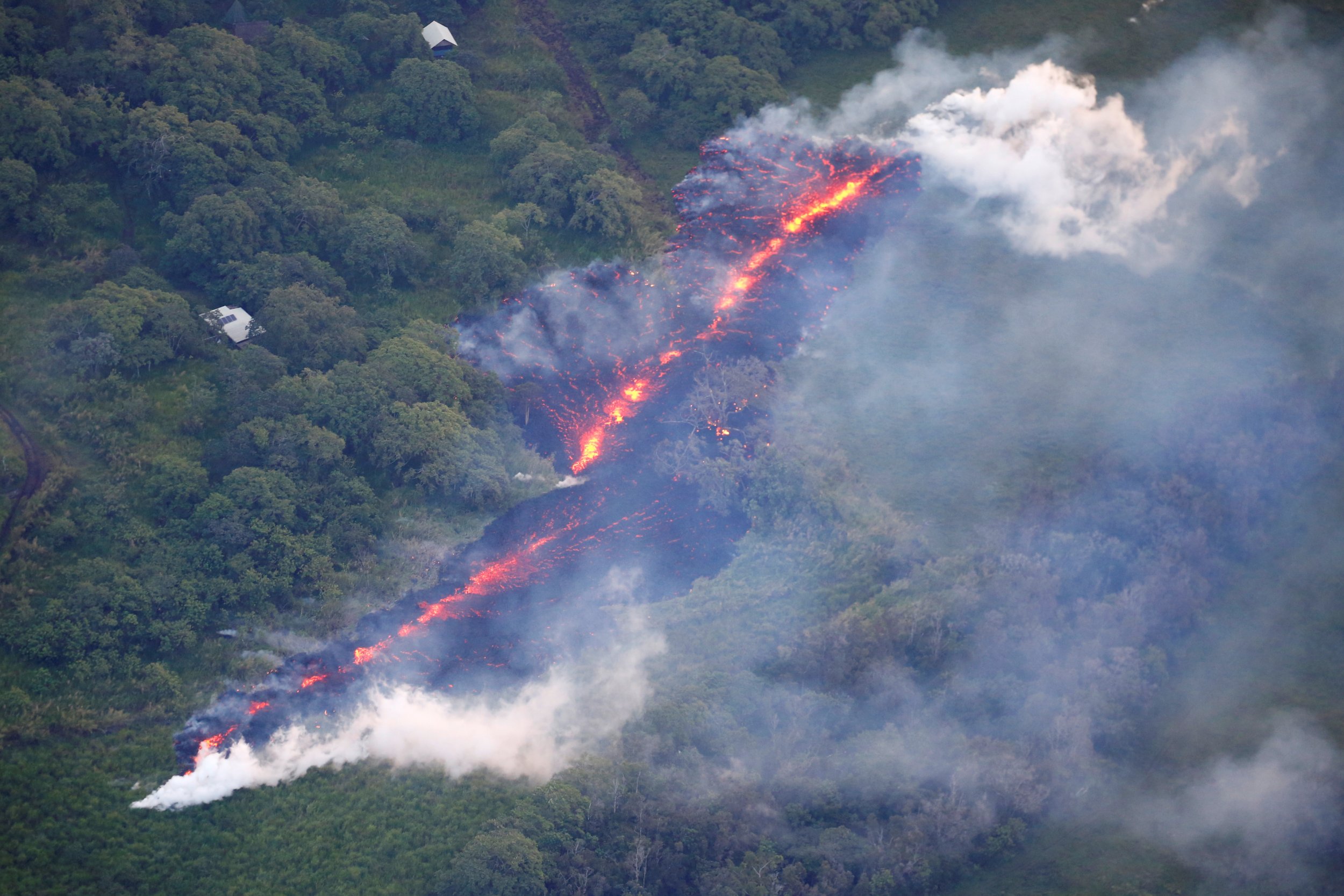 Hawaii Volcano Fissure Map