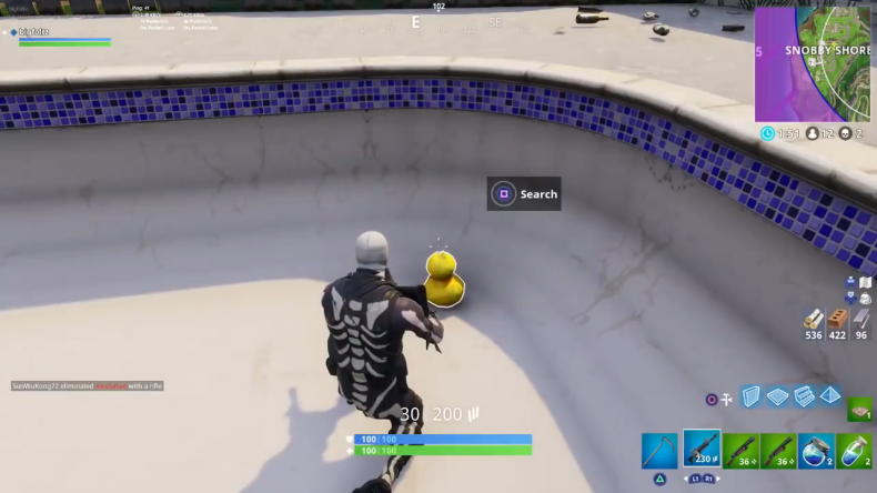 Fortnite duckie Snobby Shores