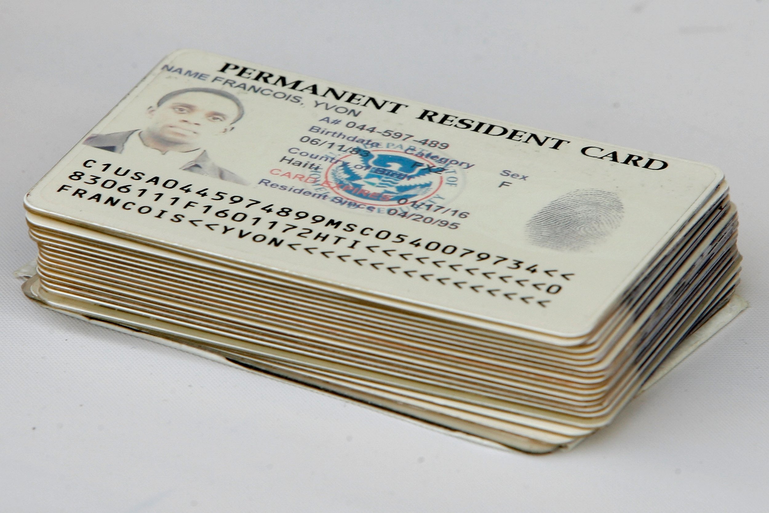 immigration travel card