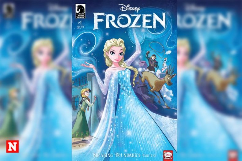disney frozen breaking boundaries dark horse cover