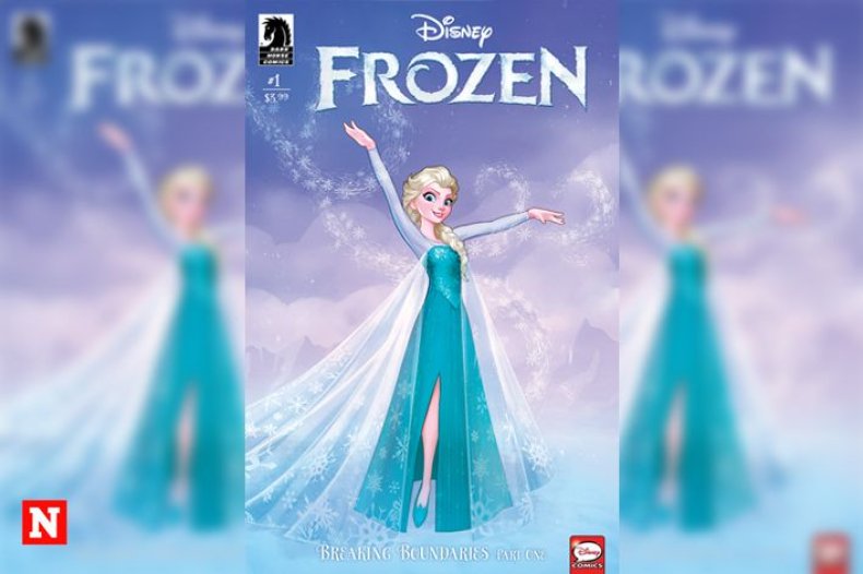 disney frozen breaking boundaries dark horse variant cover