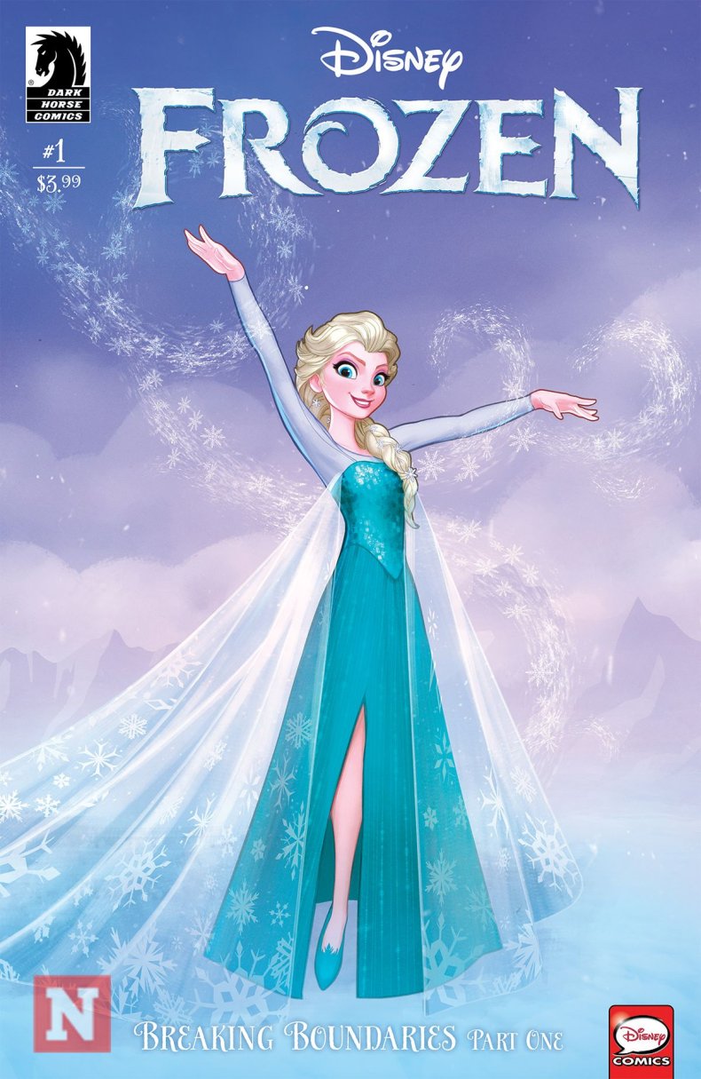 frozen disney breaking boundaries dark horse comics variant newsweek