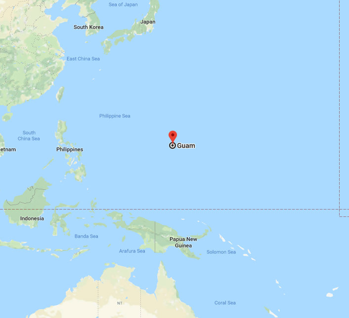 Guam On The World Map - Map