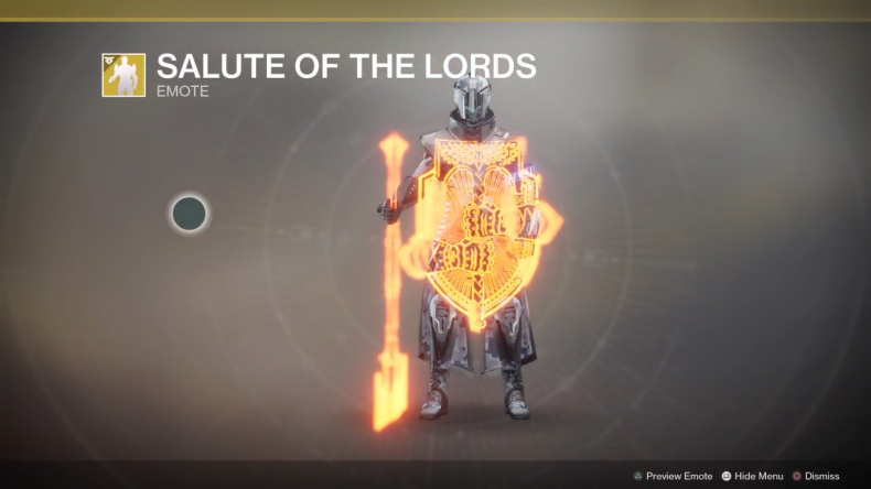 Destiny 2 Salute of the Lords