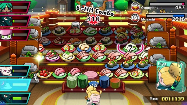 Sushi striker battle
