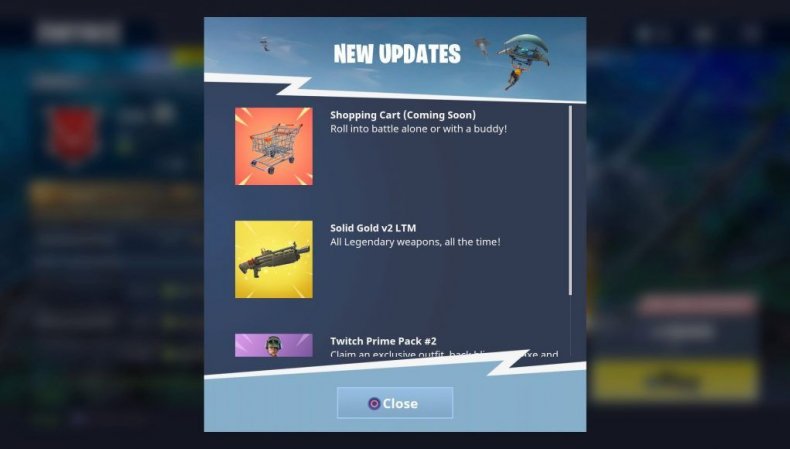 fortnite shopping cart fortnite shopping cart