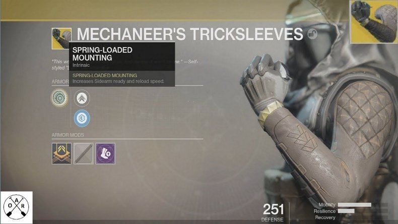 Destiny 2 Mechaneer’s Tricksleeves