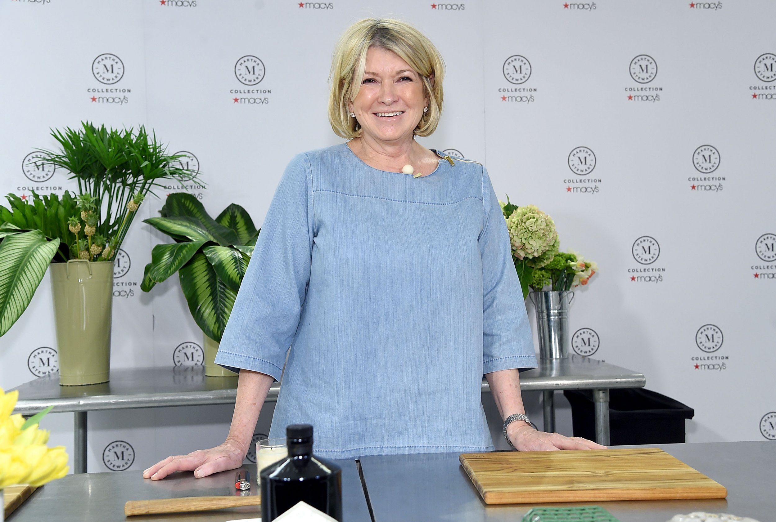 Martha Stewart signs copies of her new book "Martha's Flowers&quo...