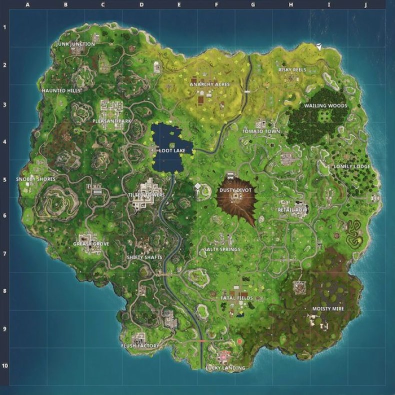 fortnite season 4 map fortnite season 4 map