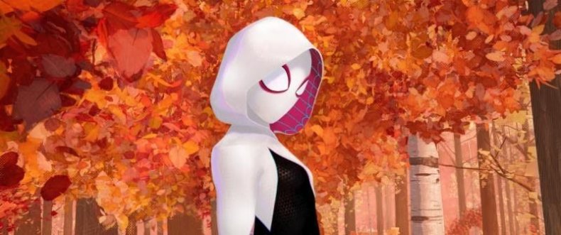 spider-gwen into the spider verse
