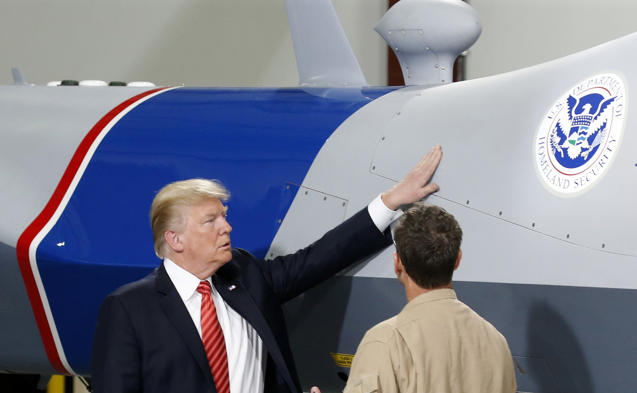 Trump and a Drone