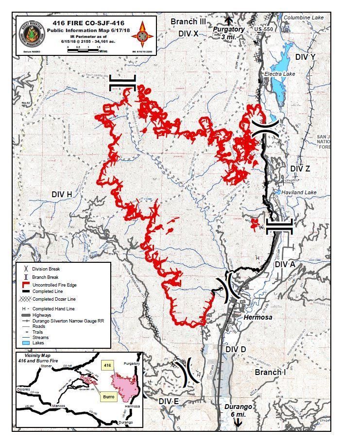 416 Fire Update: Durango, Colorado, Wildfire Reaches More Than 34,000 ...