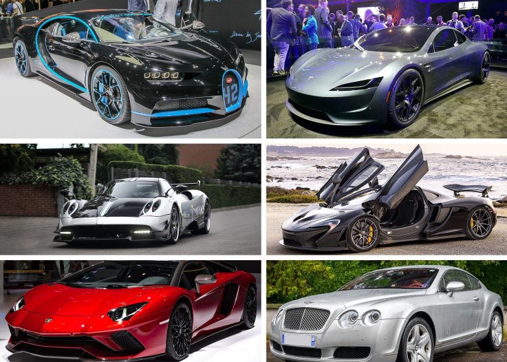 The Fastest Cars in the World, From Tesla to Ferrari And More