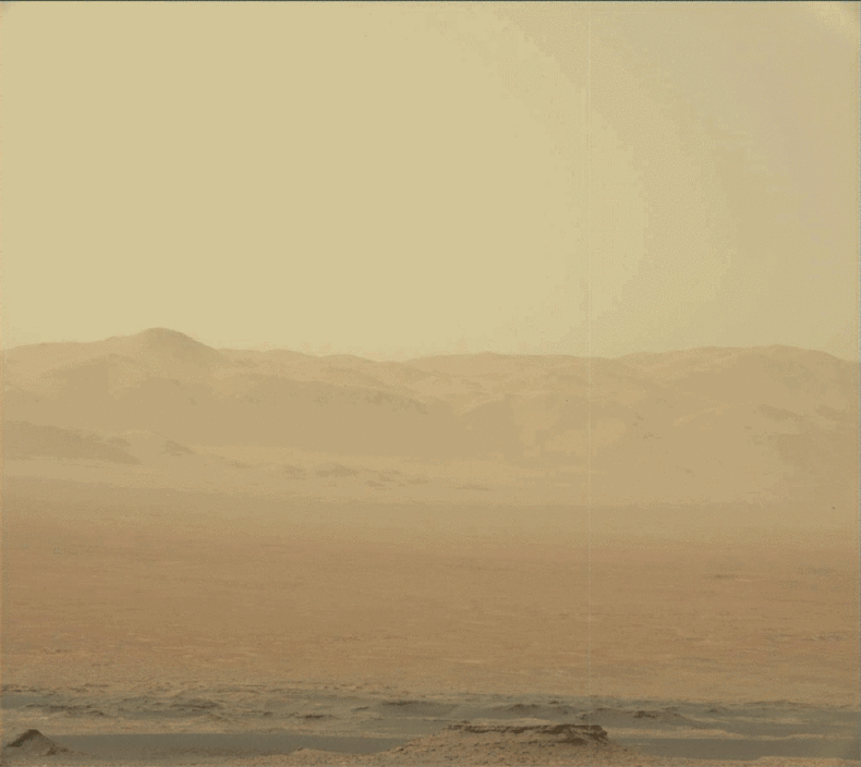 6_22_Curiosity Dust Storm