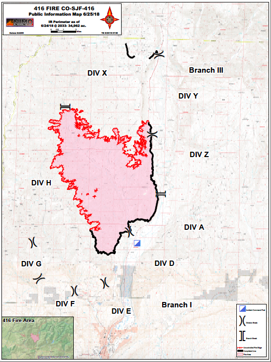 Colorado 416 Fire Update: Durango Wildfire Grew More Than 600 Acres in ...