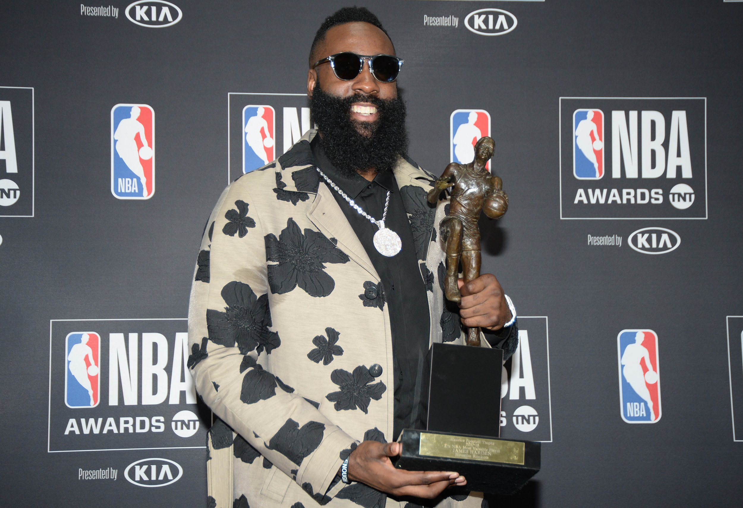 Video: James Harden Wins NBA MVP Award but Bill Russell Steals the Show