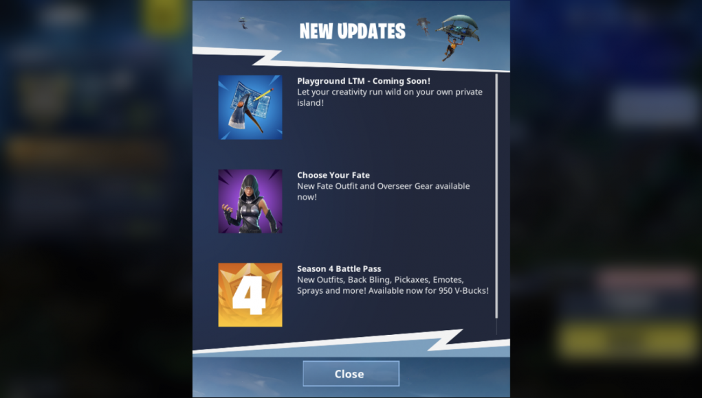 What Happened to 'Fortnite' Update v4.5? Playground LTM Still MIA ...