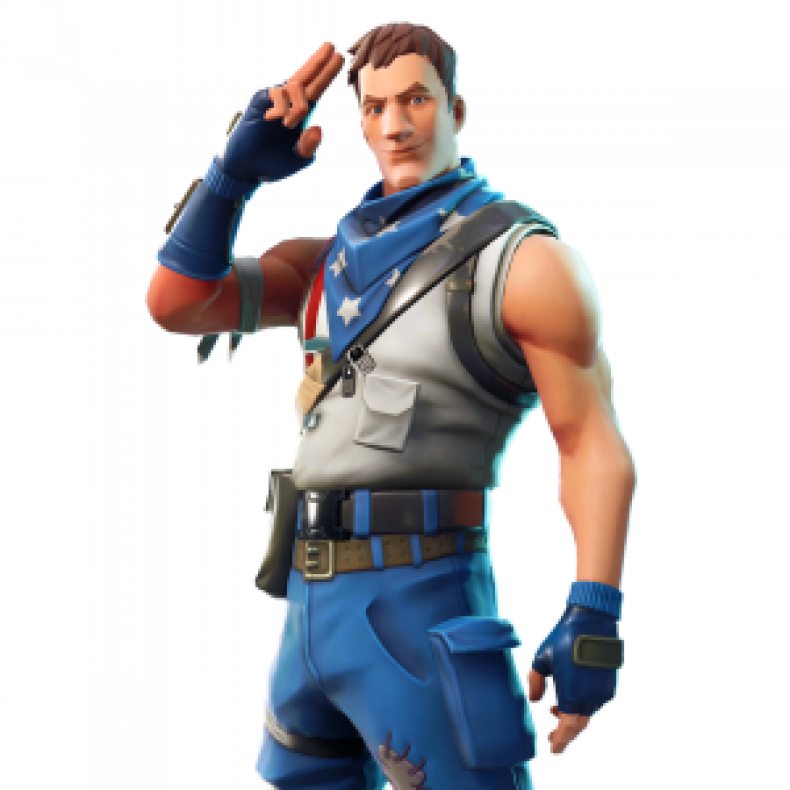 Star Spangled Trooper fortnite, new, leaked, skins, data, mine